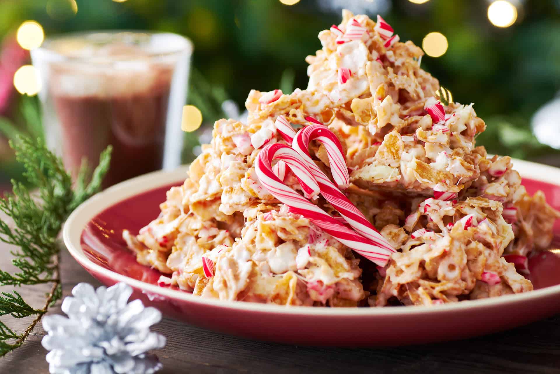 Delightful Crispy Peppermint Bark.