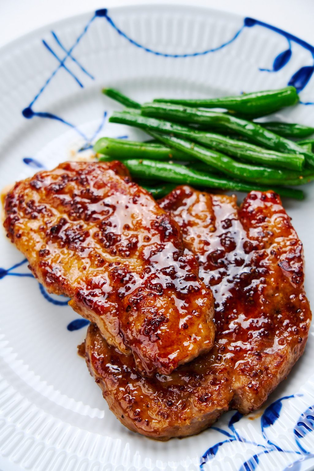 Maple Mustard Pork Chops
