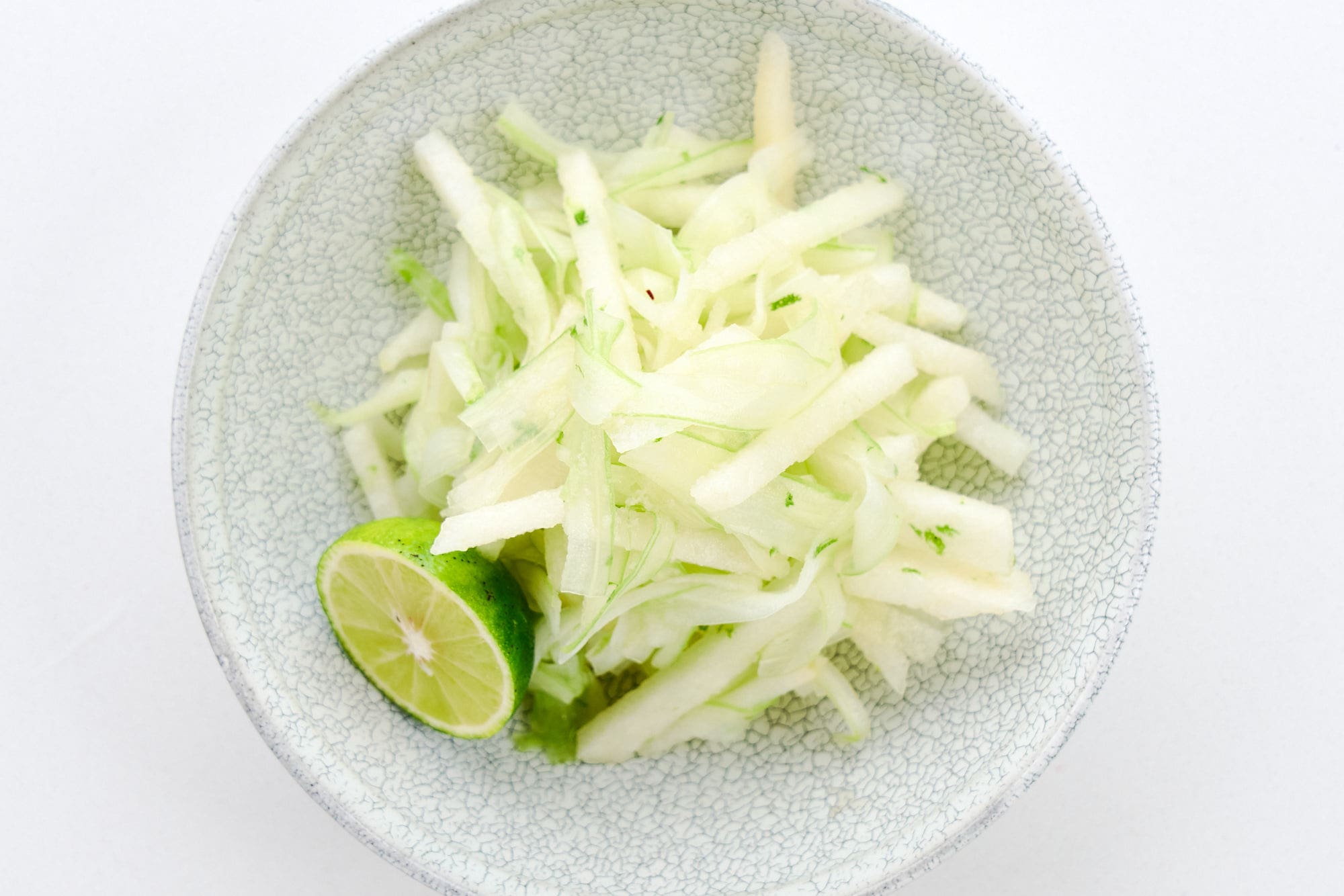 Crispy asian pear and crunchy salted celery give this refreshing autumn salad a delightful texture.