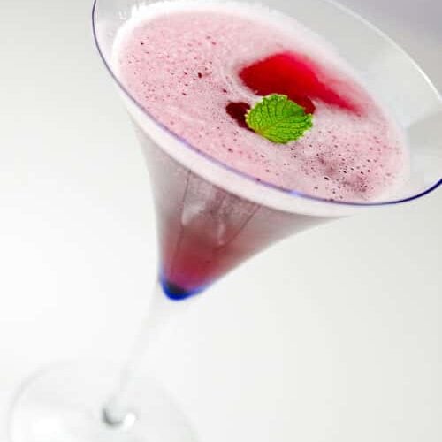 Red Shiso Shochu and a Cocktail
