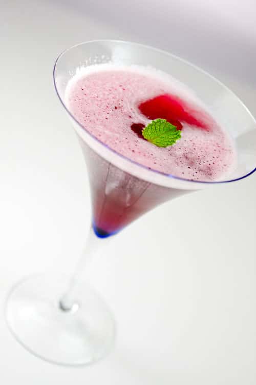 Red Shiso Shochu and a Cocktail