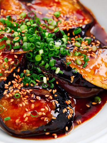 Piquant Sweet and Sour Eggplant.