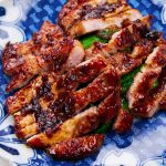 Taiwanese style glazed pork chops.