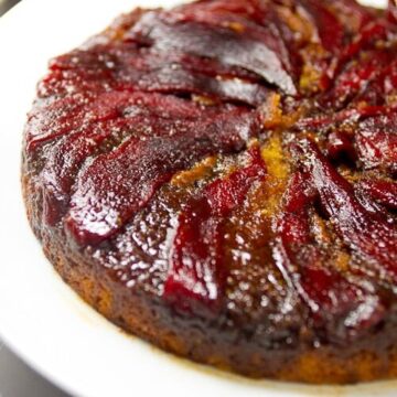 A cake made with a surprising vegetable -sweet bell peppers.
