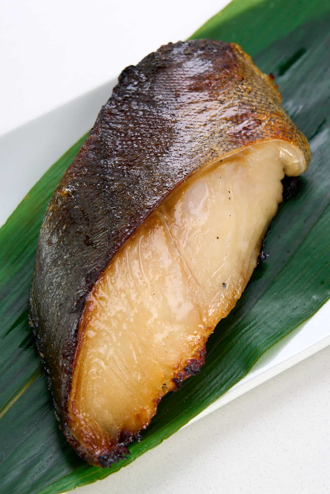 Cured sablefish broiled to juicy perfection.