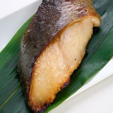Cured sablefish broiled to juicy perfection.