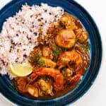 Japanese Seafood Curry from above.